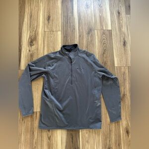 Kryptek mens Gray Quarter-Zip Pullover size XL